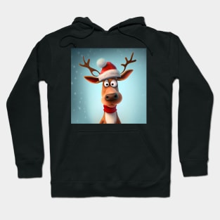 Funny Christmas Reindeer Hoodie